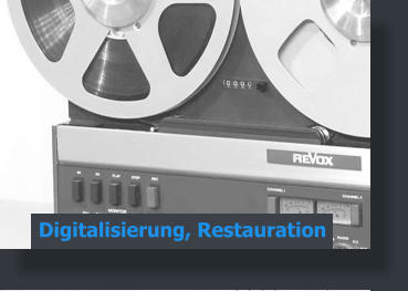 Digitalisierung, Restauration
