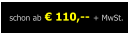 schon ab  110,-- + MwSt.